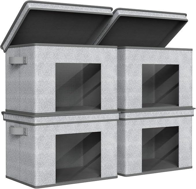 Univivi Foldable Fabric Storage Boxes Large Storage Bins by Univivi
