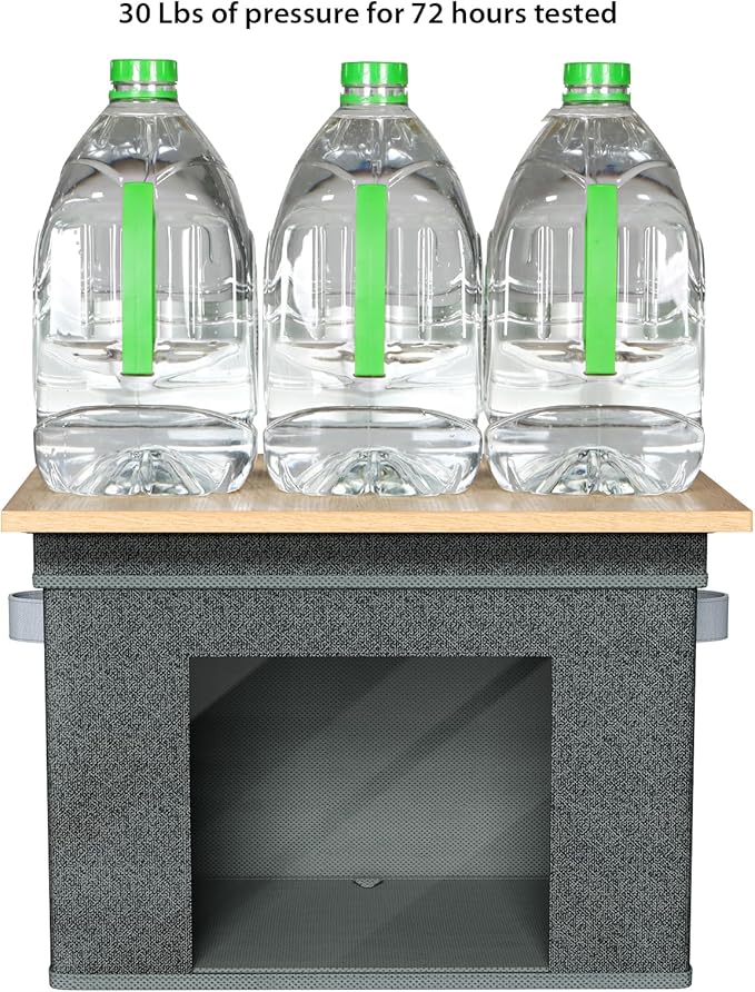 Univivi Foldable Fabric Storage Boxes Large Storage Bins - Image 3