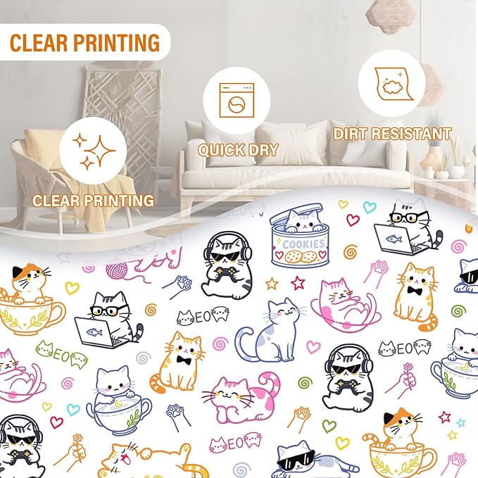Rectangle Cat Storage Basket, Collapsible Storage Box Bin - Image 5