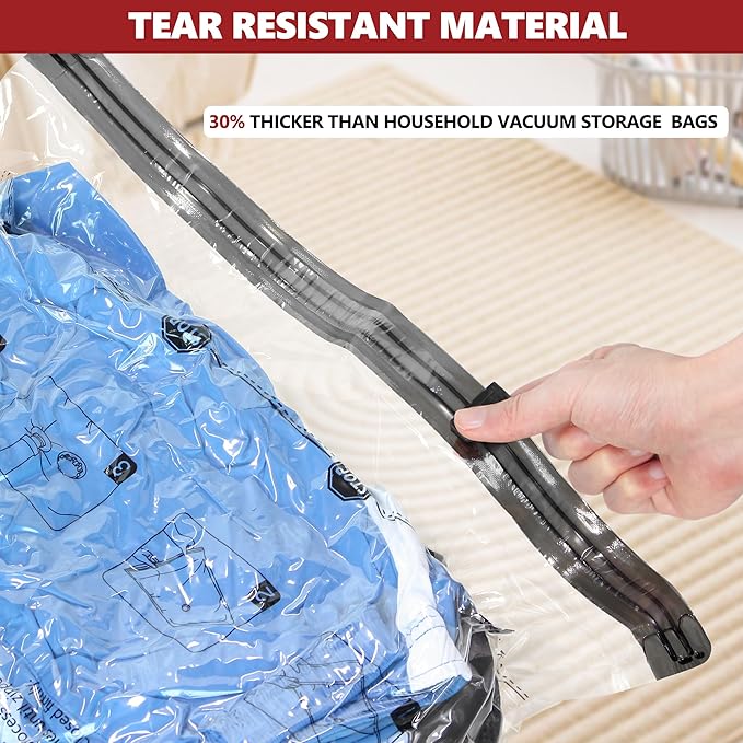 8 XL Travel Vacuum Storage Bags - Image 4
