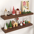 Floating Shelves for Wall, Engineered Wood Wall Shelves by Venusmiles