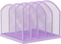 5-Section Vertical Desktop Organizer, 5-Section Mesh File Folder Stand Sorter by Gawerk