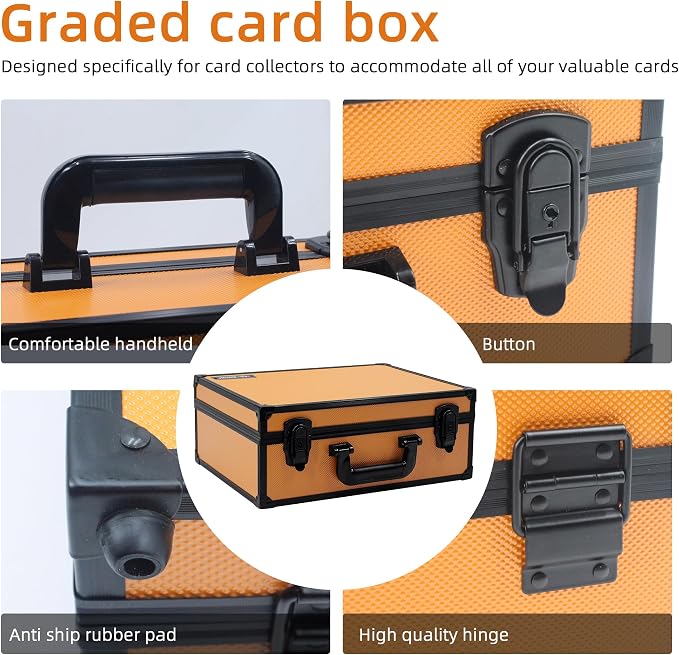 Graded Card Storage Box; Durable Sports, PSA Card Storage Case- Trading Card - Image 3