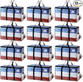 TAILI Extra Large Moving Bags, 12 Pack Clear Heavy Duty Totes by TAILI