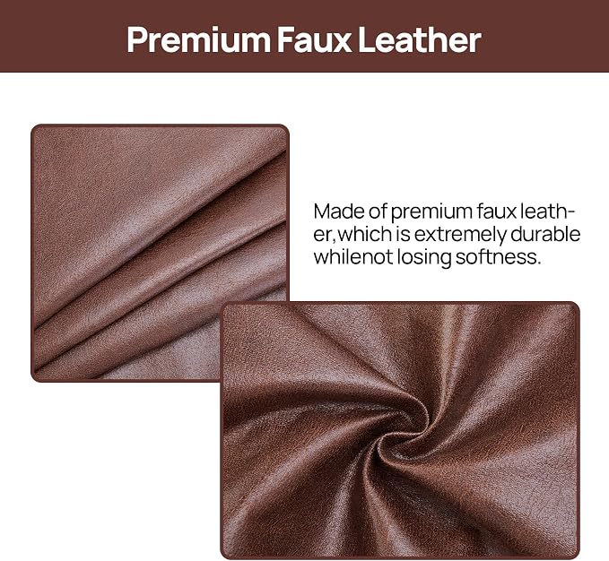 Teniux Remote Control Holder Faux Leather Armrest Organizer - Image 3