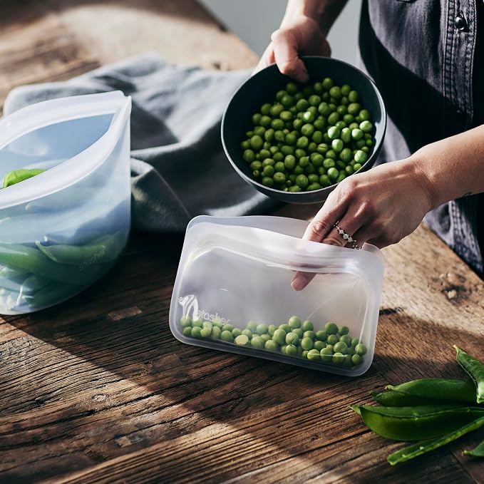Stasher Premium Silicone Reusable Food Storage Snack Bag, Sous Vide, Dishwasher - Image 3