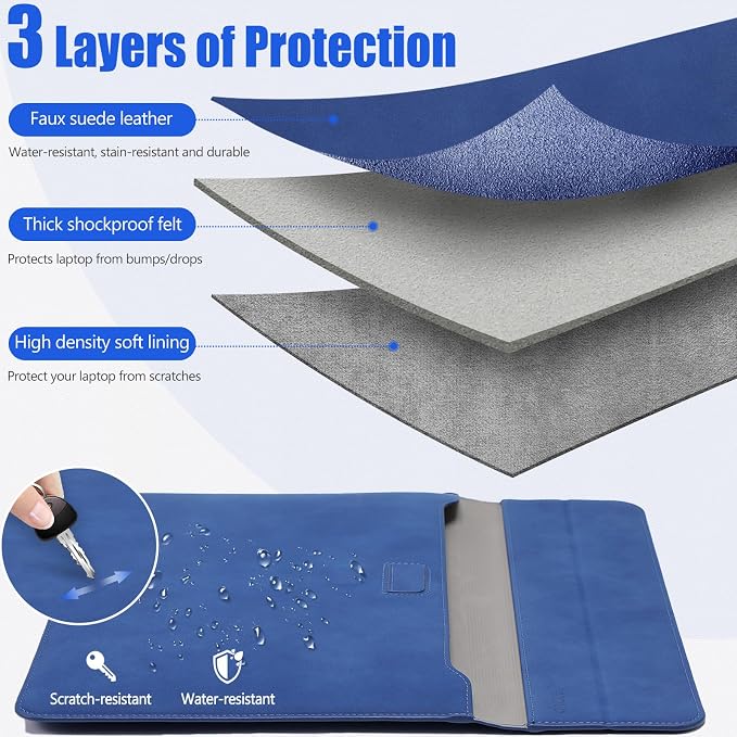 HYZUO 13.3-14 Inch Laptop Sleeve Case - Image 3