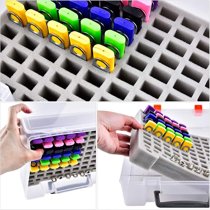 Flash Drive Case USB Memory Stick SD Card Storage Organizer- Holds 104pcs Thumb - Image 4