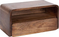 Kate and Laurel Kato Modern Wood Floating Side Table by KateandLaurel