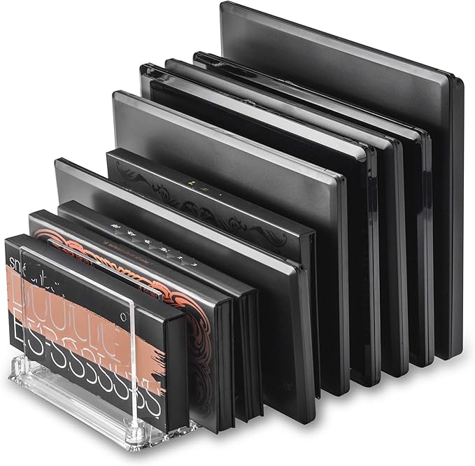 BY ALEGORY Acrylic Makeup Storage Eyeshadow Palette Organizer w/Removable - Image 2