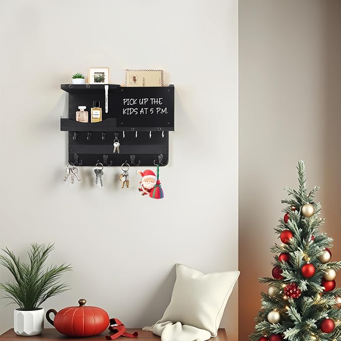 Key Holder for Wall Mount, Farmhouse Mail and Key Holder for Wall Hanger - Image 6
