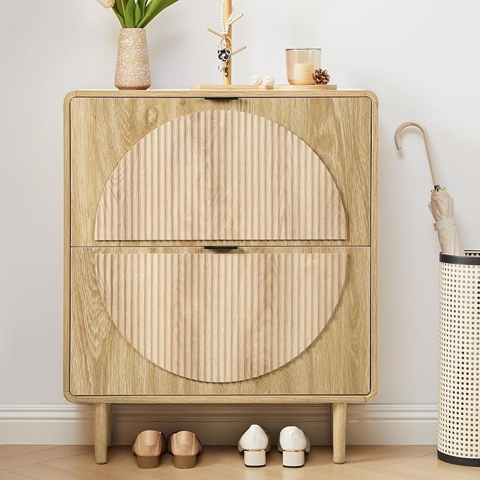 Turtle&Myrtle Modern Shoe Storage Cabinet by Unknown