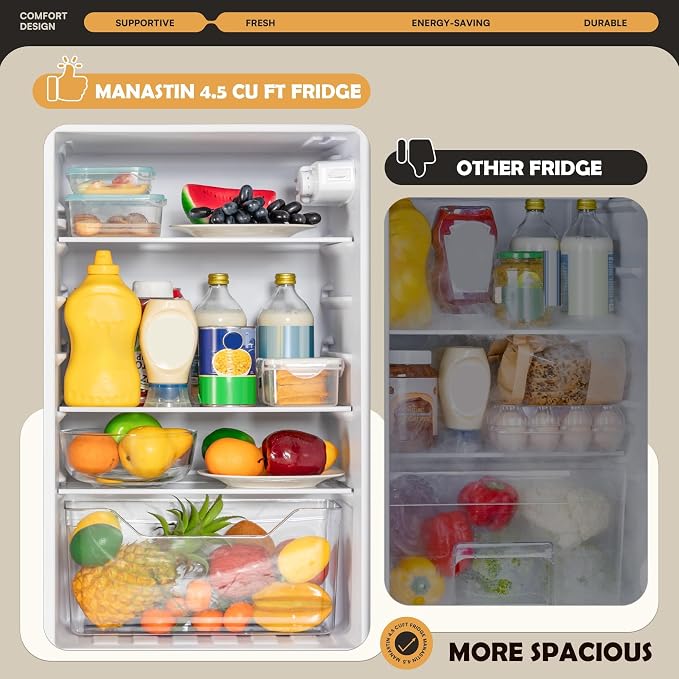 Manastin 4.5 Cu.Ft Mini Fridge - Image 4