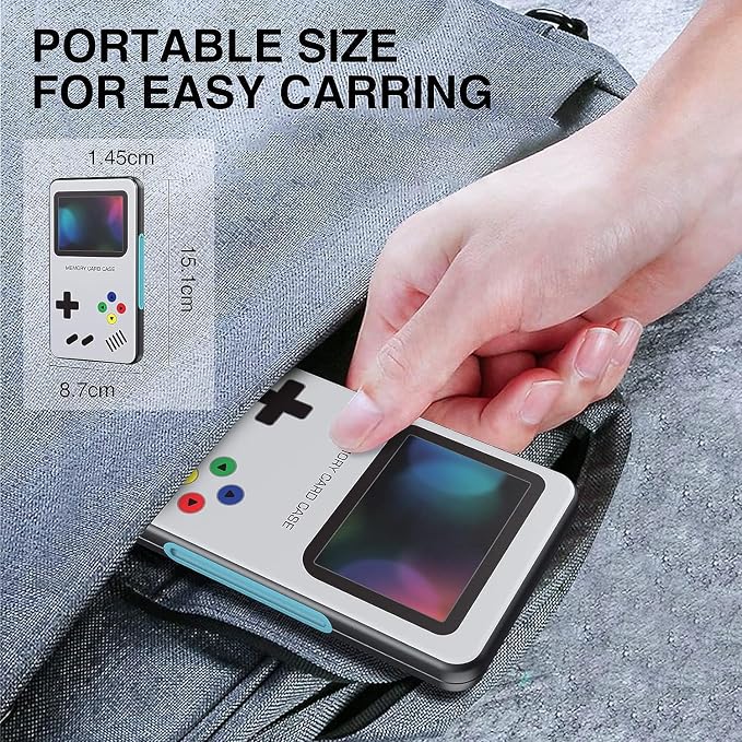 HEIYING SD Card Holder for SD/TF Cards, Portable Memory Card Storage Case - Image 6