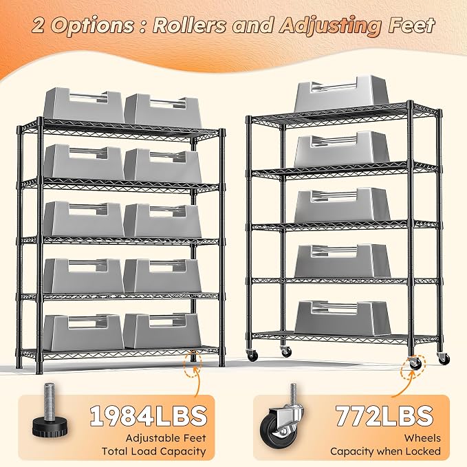 REIBII 1984LBS Storage Shelves - Image 4