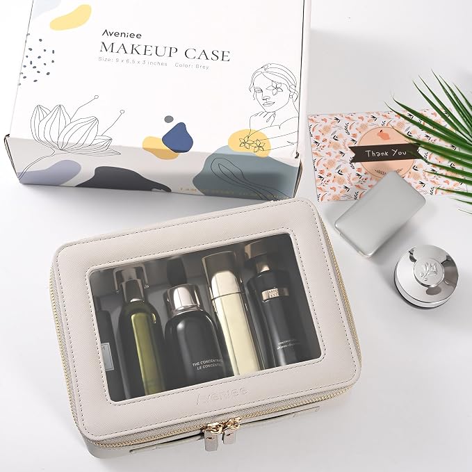Aveniee Clear Makeup Bag Organizer, Large Travel Toiletry Bag - Image 6