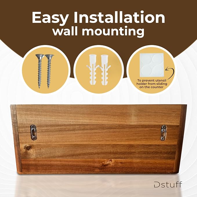 Dstuff Large Kitchen Utensil Holder Organizer - Image 4
