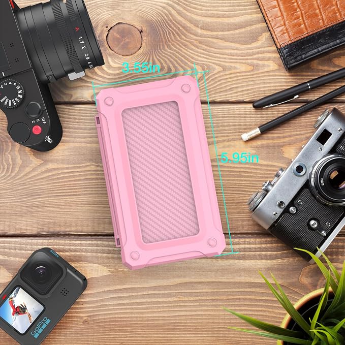 HEIYING Memory Card Case for SD/TF Cards, Portable SD Card Holder Storage Case - Image 7