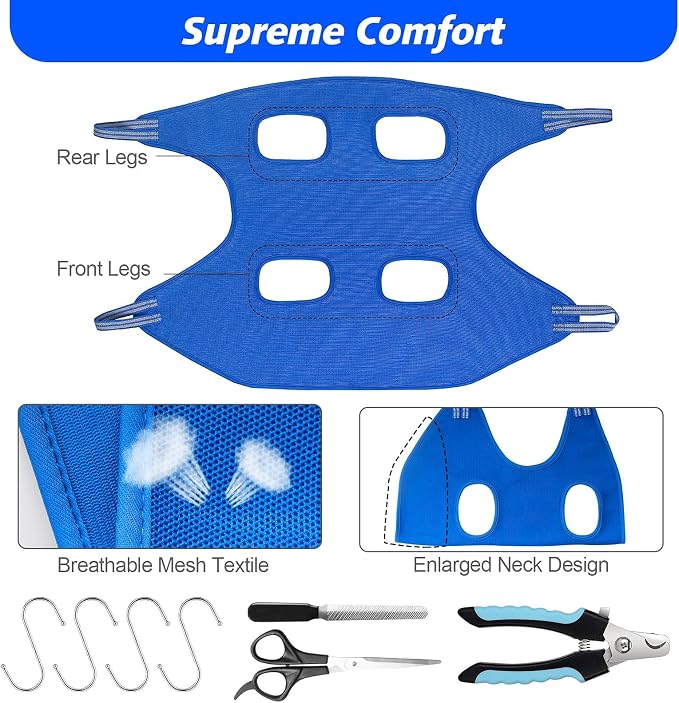 Pet Grooming Hammock for Small Dogs & Cats - Image 6