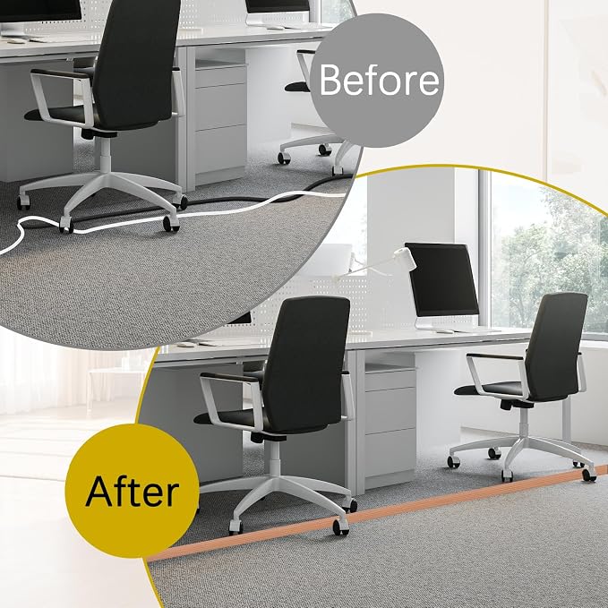 Floor Cord Cover 3.3FT Cord Covers - Image 6