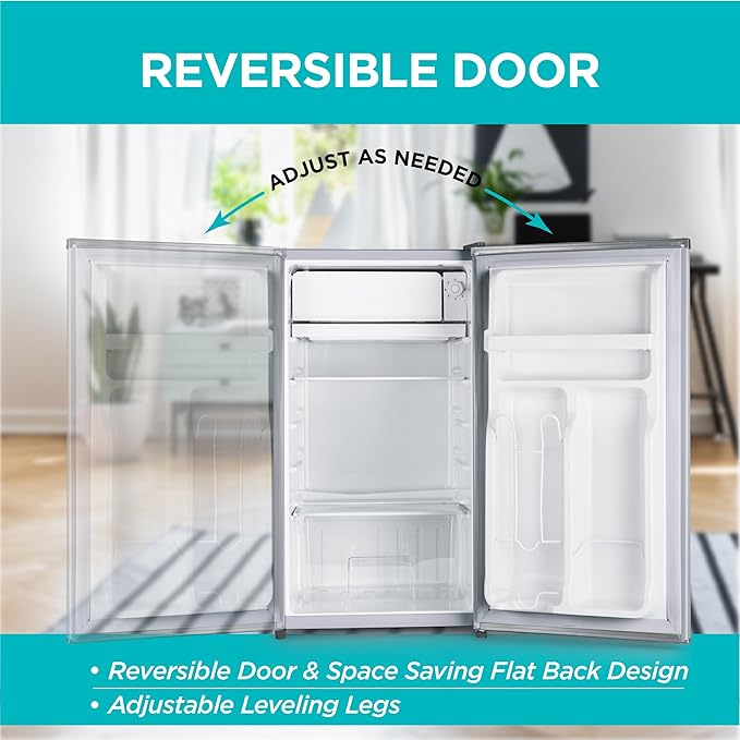 BLACK+DECKER 3.2 Cu. Ft. Compact Refrigerator, ENERGY STAR Small Refrigerator - Image 5