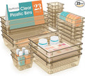 23 PCS Drawer Organizer Set, 5 Varied Size Bathroom and kitchen Drawer cabinet by StorMiracle