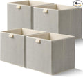 Storage Baskets, 11.8-Inch Woven Fabric Bins, Storage Cubes by EITMOW