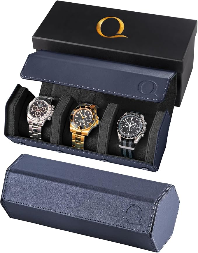 QWATCHBANDS Napa Leather Watch Rolls by QWatch