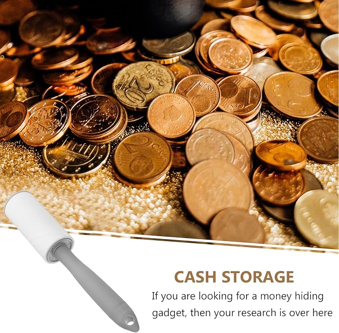 Luxshiny Hidden Money Container Lint Roller Decoy Splashproof Moistureproof - Image 9