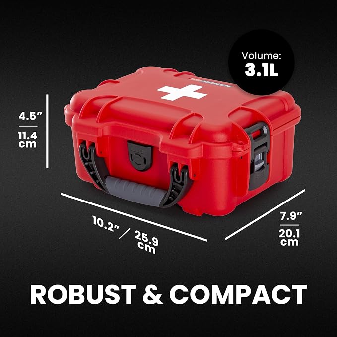 NANUK 904 Waterproof First Aid Box Empty – Durable, Medical First Aid Organizer - Image 5