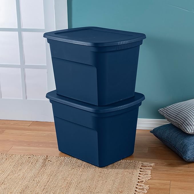 Sterilite 16-Pack Plastic Storage Bins, 18 Gallon Tote Containers - Image 5