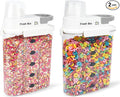 Cereal Storage Container 2Pack, 85oz/2.5L Airtight Food Storage Containers by cnbnd
