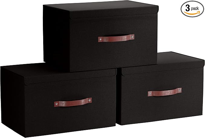 Ornavo Home 3 Pack Collapsible Storage Bins by OrnavoHome