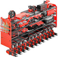 Large Power Tool Organizer Wall Mount-12 Drill Holder, Metal Heavy Duty Garage by VeyFolzinst