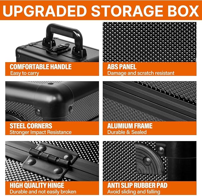 Graded Card Storage Box Case, Sports Trading Card Box - Image 6