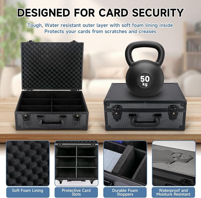 Trading Card Storage Box for 3" X 4" 35pt Toploaders 600+, Sturdy Secure Large - Image 3