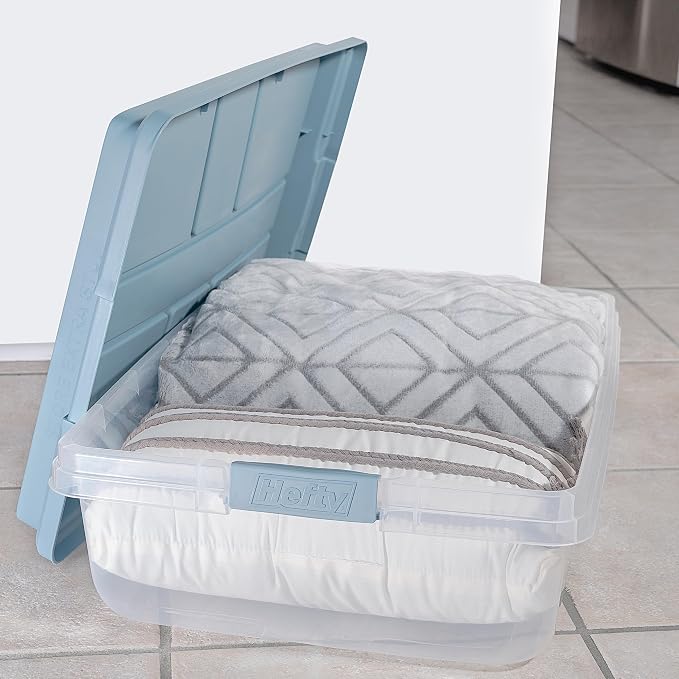 Hefty HI-RISE 40 Qt Stackable Storage Bins - Image 12