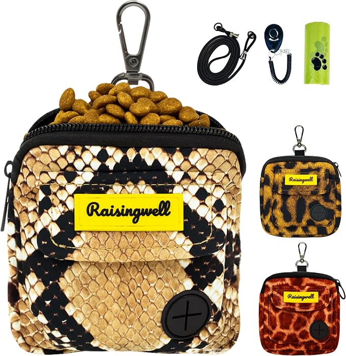 Dog Treat Pouch for Pet Walking and Training by Raisingwell