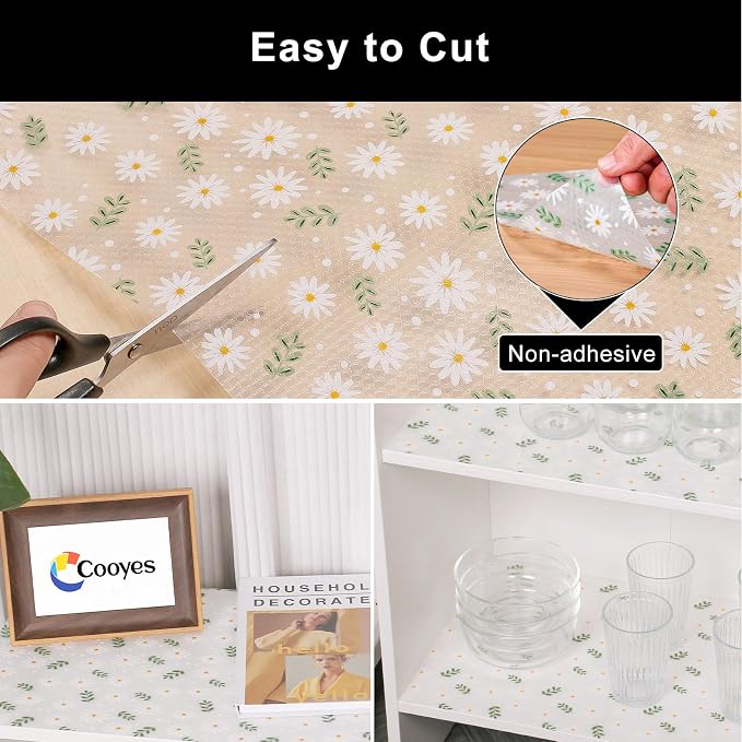 Cooyes Shelf Liner – Premium Non-Adhesive Cabinet & Drawer Liner - Image 8