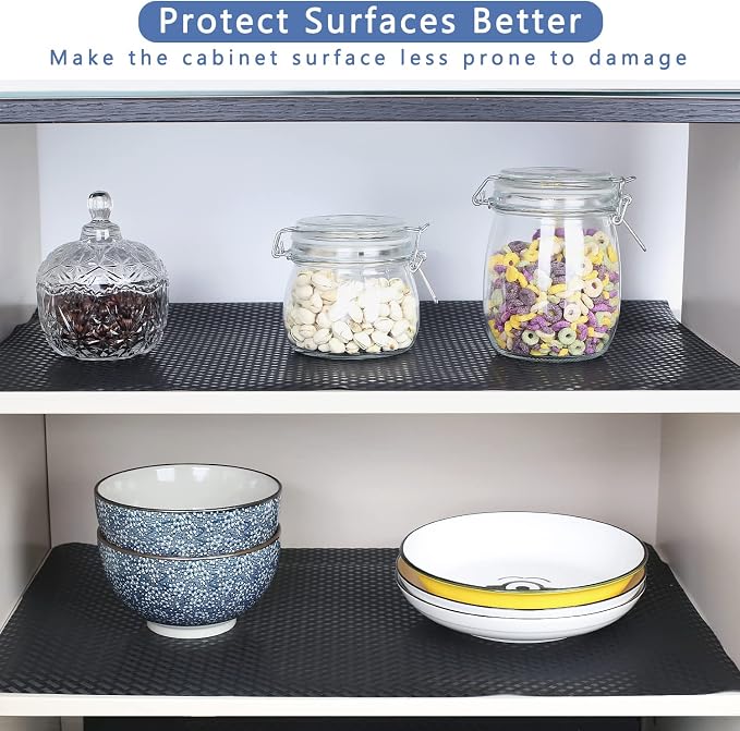 HooTown Shelf Liner Kitchen Cabinet Drawer Mats 11.8 Inch Wide x 157.5 Inch Long - Image 5