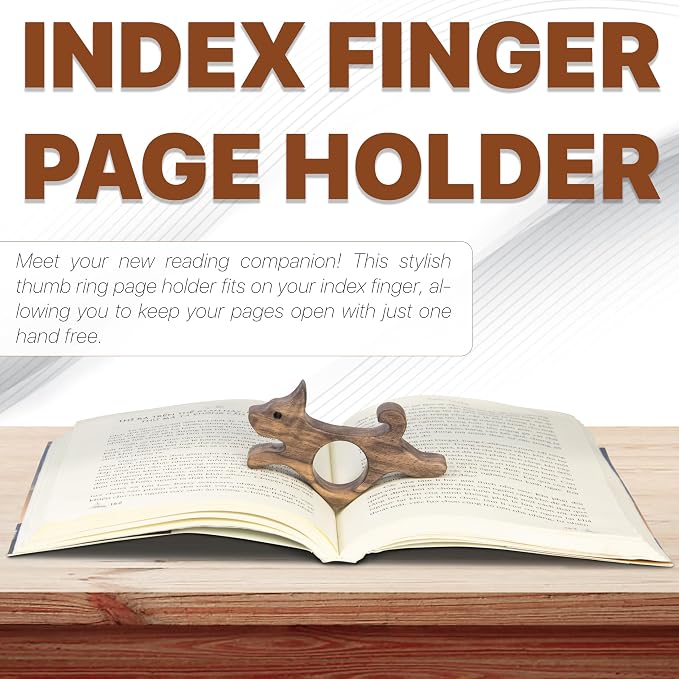 Walnut Dog Book Page Holder - Image 5