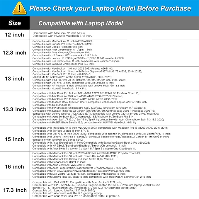 MOSISO Laptop Case 13 inch, 13 inch Laptop Sleeve Compatible - Image 5