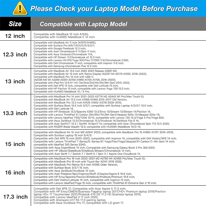 MOSISO Laptop Case 15 inch, 15 inch Laptop Sleeve Compatible - Image 5