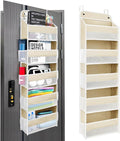 Over The Door Organizer with 8 Side Mesh Pockets, 44lb Weight Capacity Hanging by Unknown