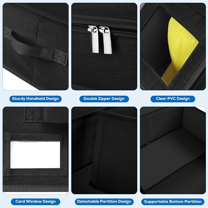 2 Pack Hat Storage for Baseball Caps-Holds Up to 48 Caps, Hat Organizer for - Image 6