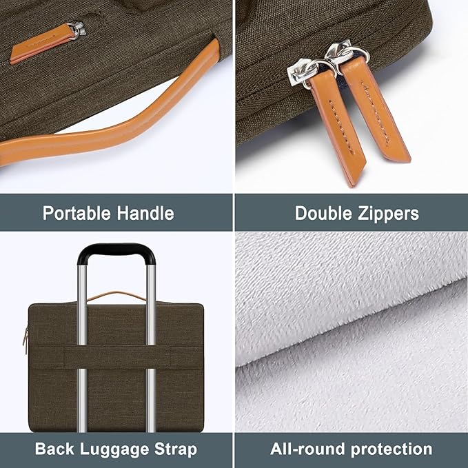 MOSISO 360 Protective Laptop Case 13 inch, 13 inch Laptop Sleeve Compatible - Image 4