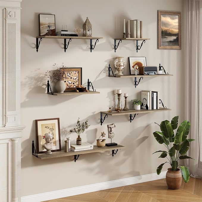 RICHFOCUS 12 Inch Deep Floating Shelves - Image 7