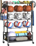 SOYEEZE Garage Sports Equipment Organizer-Large 5 Layer Ball Storage, by SOYEEZE