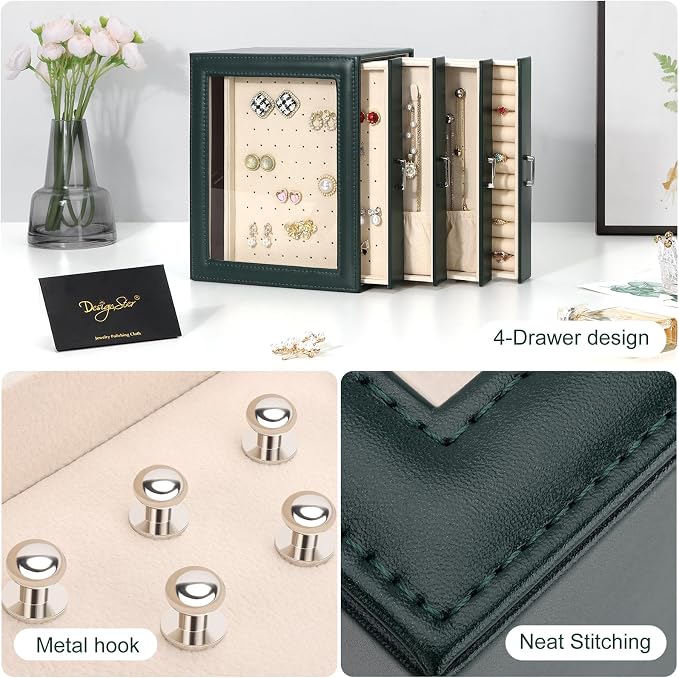 DesignSter Jewelry Box Organizer, Jewelry Box - Image 6