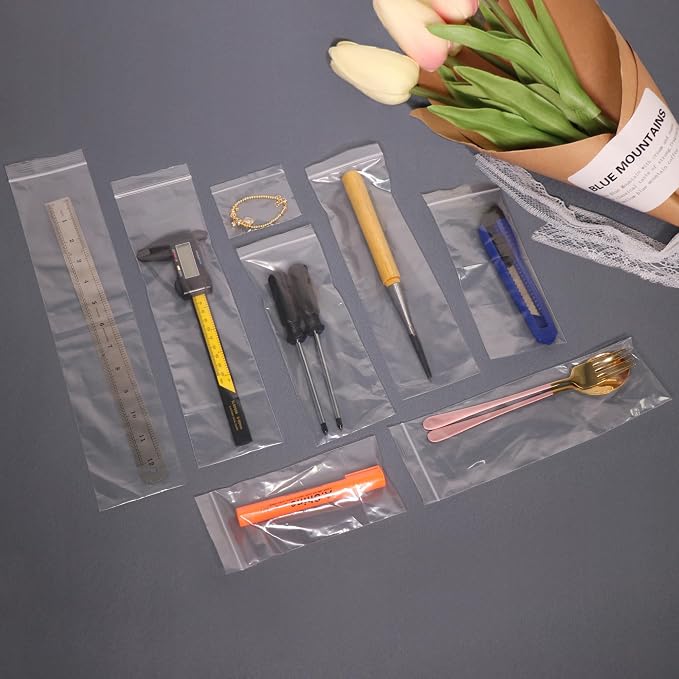 iMailer - 3" x 2" 500 Pack- 2 Mil Resealable Zip Bags- Small Clear Plastic Bags - Image 4